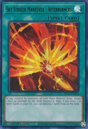 Sky Striker Maneuver - Afterburners! (Ultra Rare) [BLC1-EN024] 1st Edition