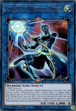 Xtra HERO Wonder Driver (Ultra Rare) [BLC1-EN031] 1st Edition