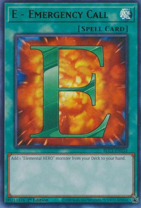 E - Emergency Call (Ultra Rare) [BLC1-EN032] 1st Edition