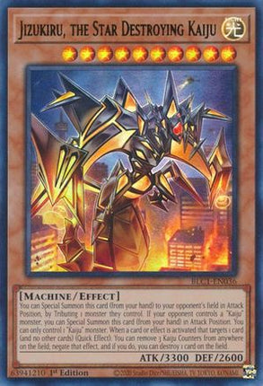 Jizukiru, the Star Destroying Kaiju (Ultra Rare) [BLC1-EN036] 1st Edition