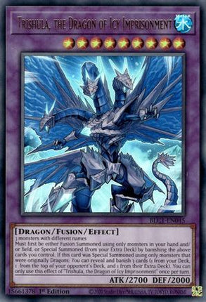 Trishula, the Dragon of Icy Imprisonment (Ultra Rare) [BLC1-EN045] 1st Edition