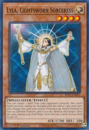 Lyla, Lightsworn Sorceress (Common / Short Print) [BLC1-EN055] 1st Edition