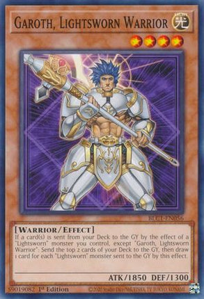 Garoth, Lightsworn Warrior (Common / Short Print) [BLC1-EN056] 1st Edition