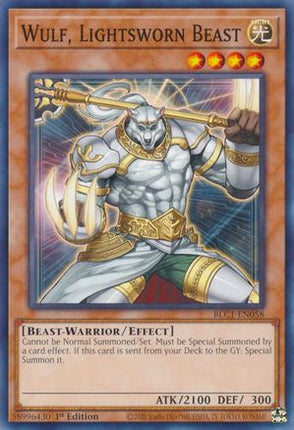 Wulf, Lightsworn Beast (Common / Short Print) [BLC1-EN058] 1st Edition