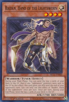 Raiden, Hand of the Lightsworn (Common / Short Print) [BLC1-EN060] 1st Edition
