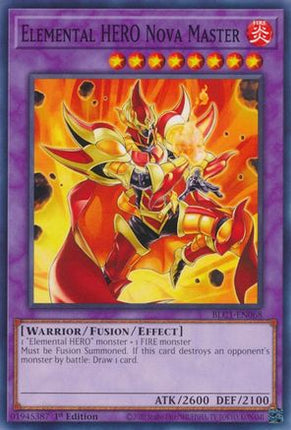 Elemental HERO Nova Master (Common / Short Print) [BLC1-EN068] 1st Edition