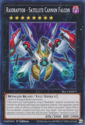 Raidraptor - Satellite Cannon Falcon (Common / Short Print) [BLC1-EN073] 1st Edition