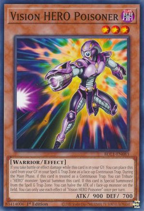 Vision HERO Poisoner (Common / Short Print) [BLC1-EN083] 1st Edition