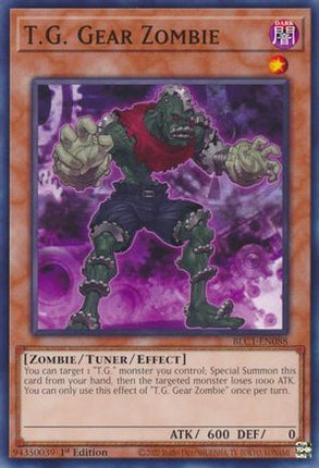 T.G. Gear Zombie (Common / Short Print) [BLC1-EN088] 1st Edition
