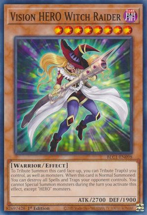 Vision HERO Witch Raider (Common / Short Print) [BLC1-EN098] 1st Edition