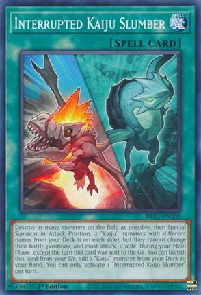 Interrupted Kaiju Slumber (Common / Short Print) [BLC1-EN103] 1st Edition