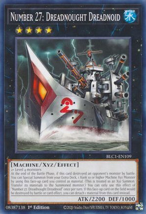 Number 27: Dreadnought Dreadnoid (Common / Short Print) [BLC1-EN109] 1st Edition