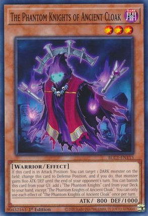 The Phantom Knights of Ancient Cloak (Common / Short Print) [BLC1-EN115] 1st Edition