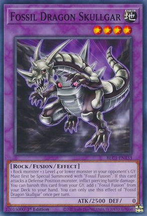 Fossil Dragon Skullgar (Common / Short Print) [BLC1-EN133] 1st Edition