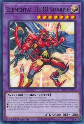 Elemental HERO Sunrise (Common / Short Print) [BLC1-EN155] 1st Edition