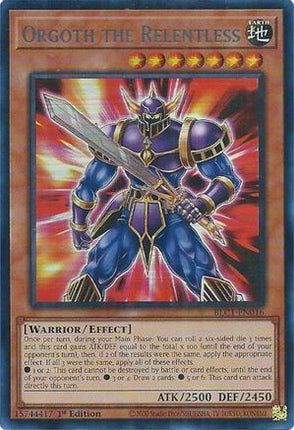 Orgoth the Relentless (Silver) (Ultra Rare) [BLC1-EN016] 1st Edition