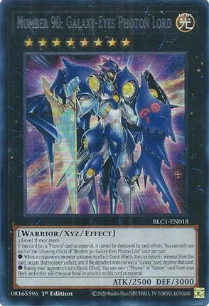 Number 90: Galaxy-Eyes Photon Lord (Silver) (Ultra Rare) [BLC1-EN018] 1st Edition