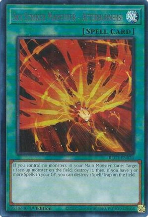 Sky Striker Maneuver - Afterburners! (Silver) (Ultra Rare) [BLC1-EN024] 1st Edition