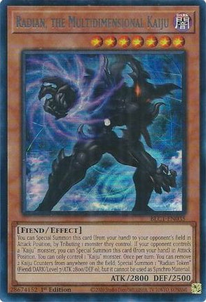 Radian, the Multidimensional Kaiju (Silver) (Ultra Rare) [BLC1-EN035] 1st Edition