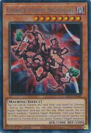 Gimmick Puppet Nightmare (Silver) (Ultra Rare) [BLC1-EN040] 1st Edition