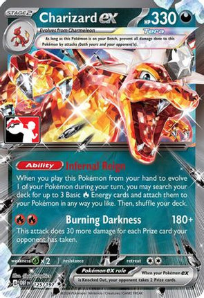 Charizard ex (125) [Prize Pack Series Cards] Holofoil