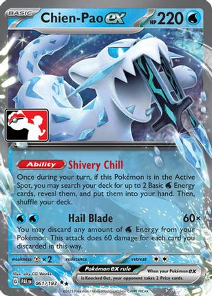 Chien-Pao ex (61) [Prize Pack Series Cards] Holofoil