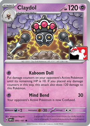Claydol 95- Prize Pack Series Cards