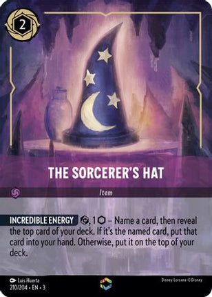 The Sorcerer's Hat (Enchanted) (210/204) - Into the Inklands Holofoil