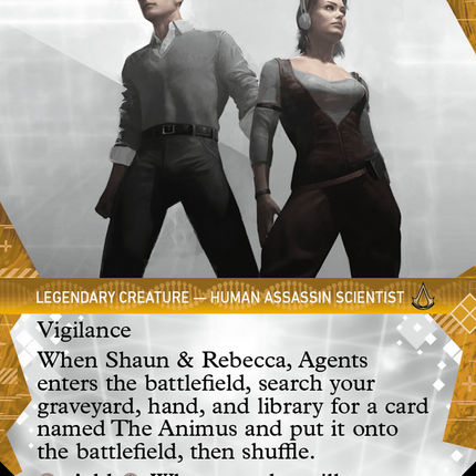 Shaun & Rebecca, Agents (Showcase) (Borderless) [Assassin's Creed] Foil