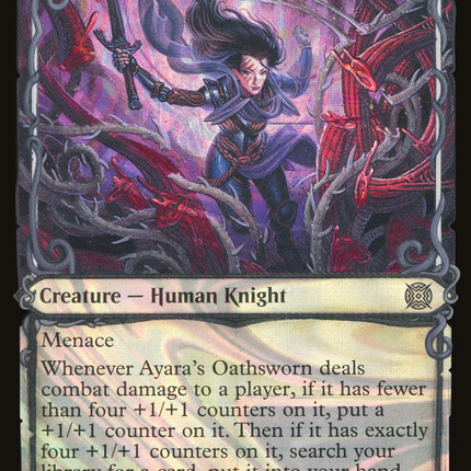 Ayara's Oathsworn (Showcase) [March of the Machine: The Aftermath] Halo Foil
