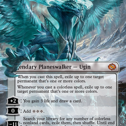 Ugin, Eye of the Storms (Borderless) [Tarkir: Dragonstorm]