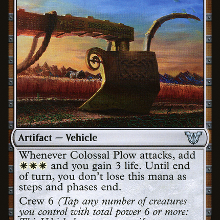 Colossal Plow [Neon Dynasty Commander]