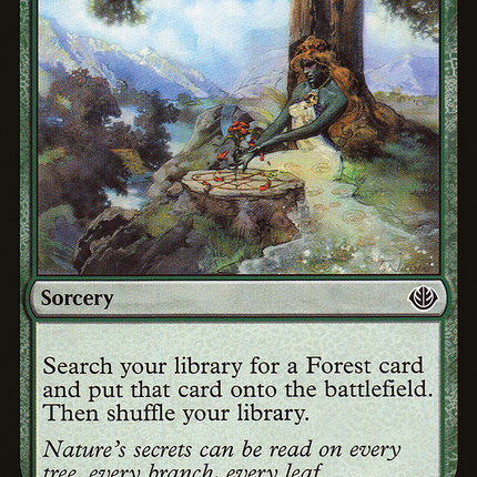 Nature's Lore [Duel Decks Anthology: Garruk vs. Liliana] Foil