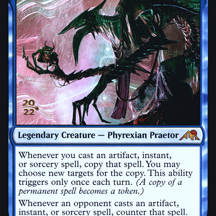 Jin-Gitaxias, Progress Tyrant [Kamigawa: Neon Dynasty Promos] Prerelease Foil