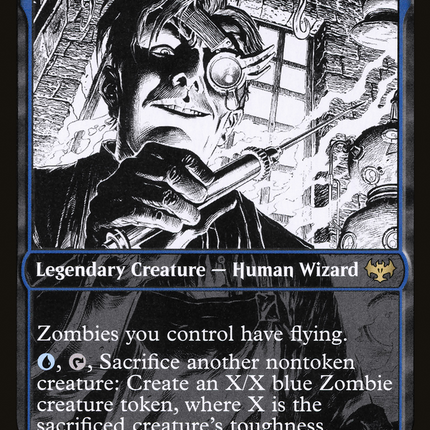 Geralf, Visionary Stitcher (Showcase) [Innistrad: Crimson Vow]
