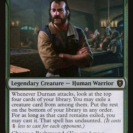 Durnan of the Yawning Portal [Commander Legends: Battle for Baldur's Gate] Foil