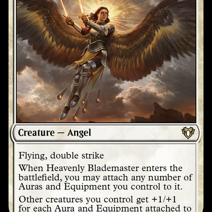 Heavenly Blademaster [Commander Masters]