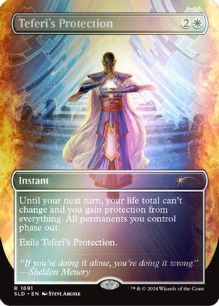 Teferi's Protection (1691) (Rainbow Foil) [Secret Lair Drop Series] Foil