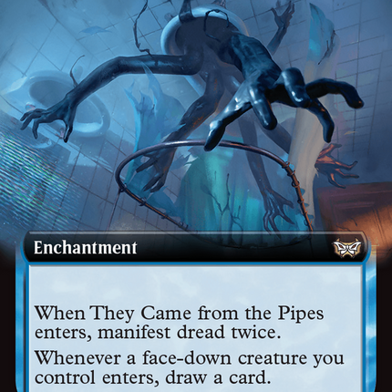They Came from the Pipes (Extended Art) [Duskmourn: House of Horror Commander] Foil