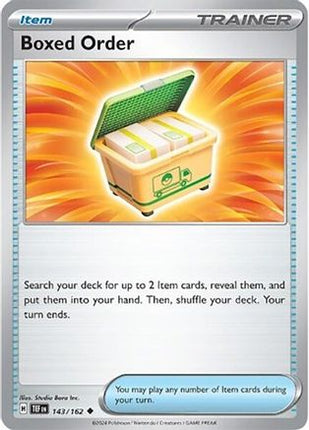 Boxed Order - 143/null [SV05: Temporal Forces] Reverse Holofoil
