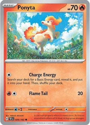 Ponyta - 26/null [SV05: Temporal Forces] Reverse Holofoil