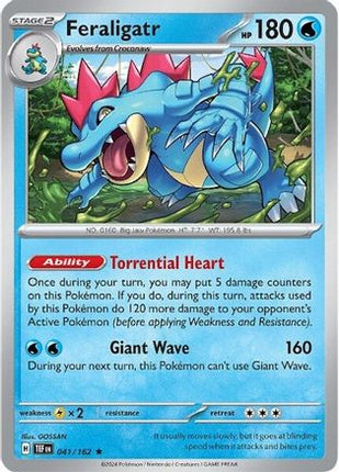 Feraligatr - 41/null [SV05: Temporal Forces] Reverse Holofoil