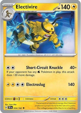 Electivire - 54/null [SV05: Temporal Forces] Reverse Holofoil