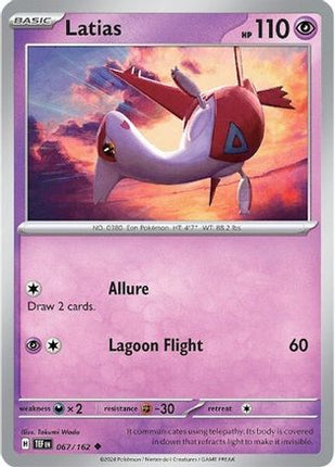 Latias - 67/null [SV05: Temporal Forces] Reverse Holofoil