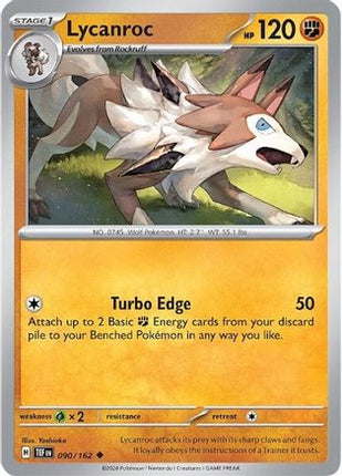 Lycanroc - 90/null [SV05: Temporal Forces] Reverse Holofoil