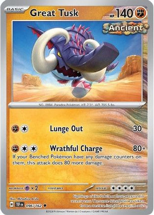 Great Tusk - 096/162 [SV05: Temporal Forces] Reverse Holofoil