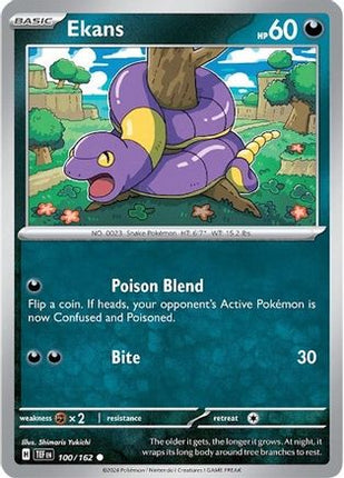 Ekans - 100/null [SV05: Temporal Forces] Reverse Holofoil