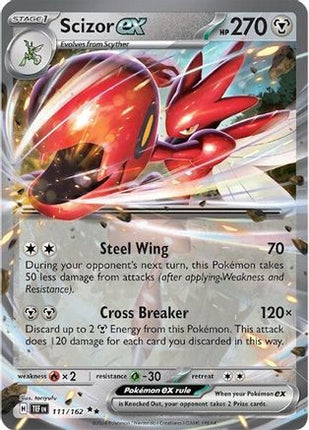 Scizor ex - 111/162 [SV05: Temporal Forces] Holofoil