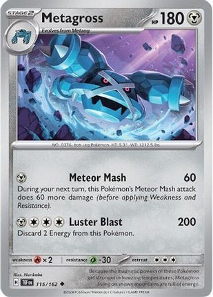 Metagross - 115/162 [SV05: Temporal Forces] Reverse Holofoil
