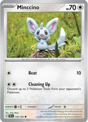 Minccino - 136/162 [SV05: Temporal Forces] Reverse Holofoil